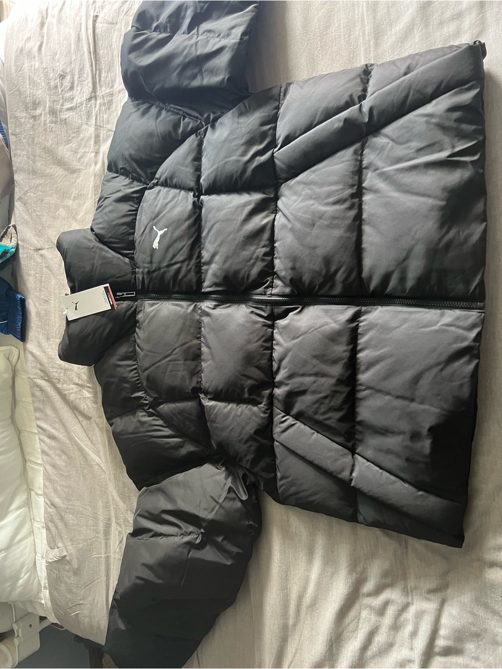 Mens Puma Synthetic Puffer Jacket (688409 01) Size 2XL